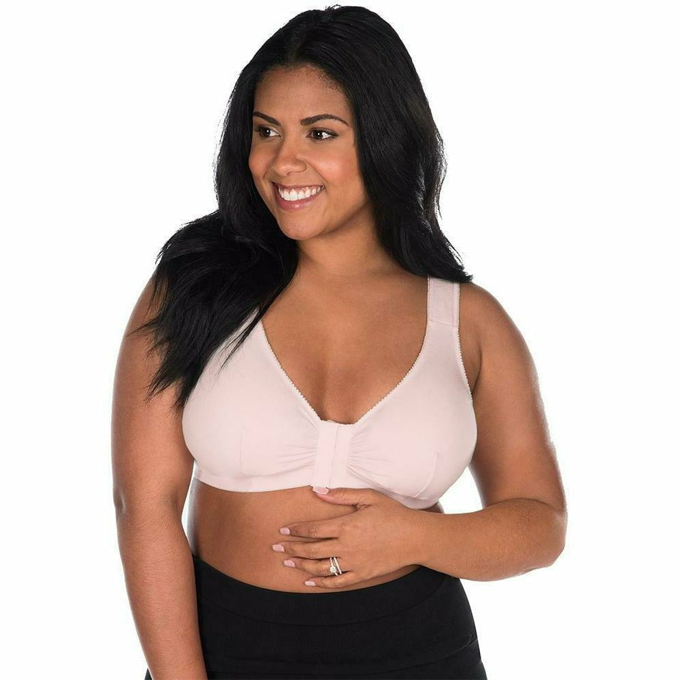 The Meryl Cotton Front-Closure Leisure Bra - Style Gallery