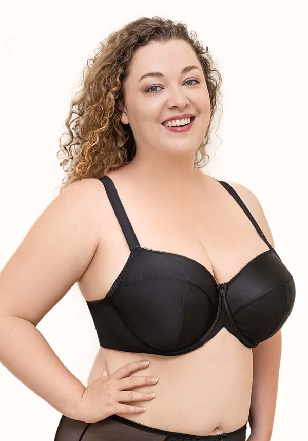 Smooth Classic Full Cup Non-Padded Underwire Everyday Bra Black