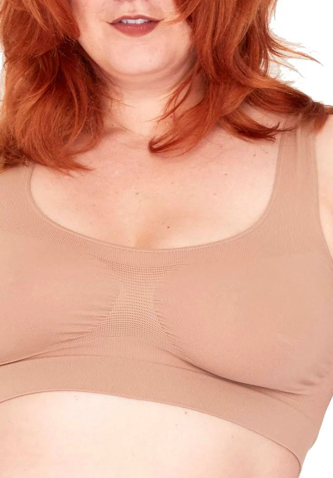 Pamela Plus Size Curvy Seam Free Comfort Bra