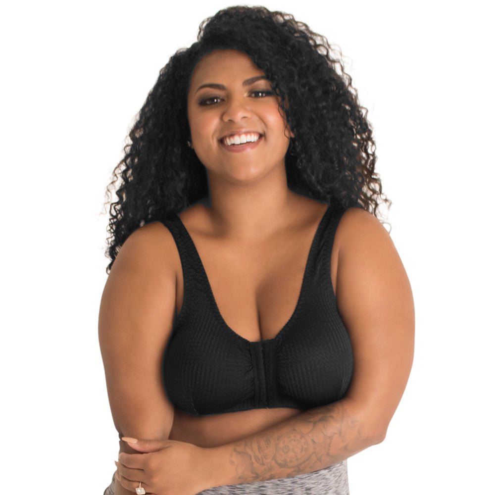 Marlene Wirefree Front Close Lounge & Sleep Bra - Style Gallery
