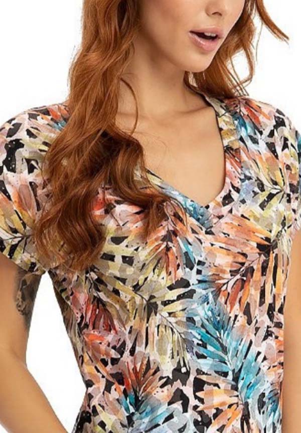 Exotic Leaves Premium Luna Summer Shirtdress