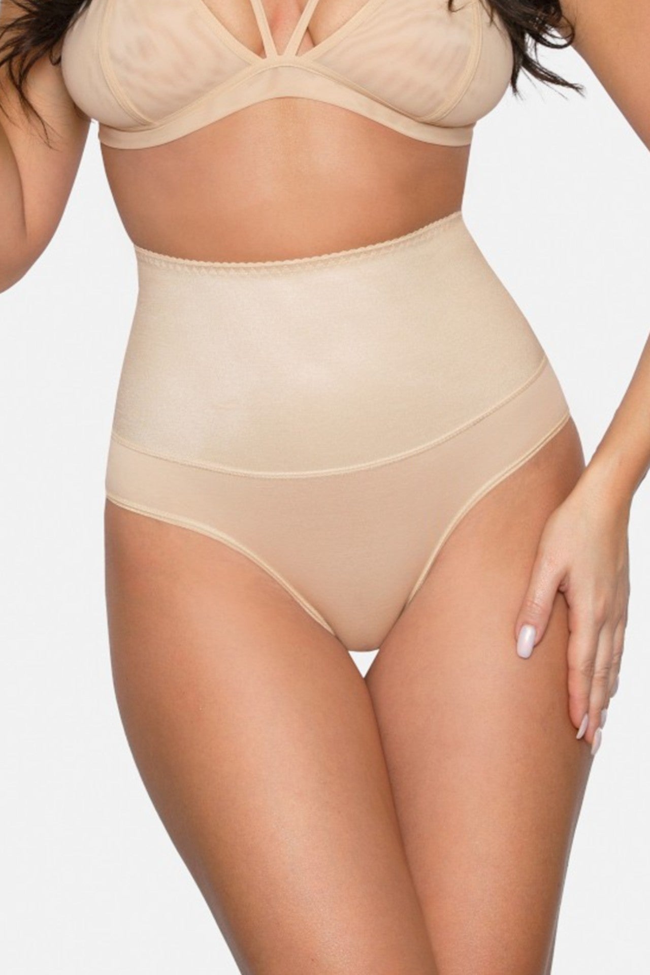 High Waisted Corrective Shaping Brief (Nude)