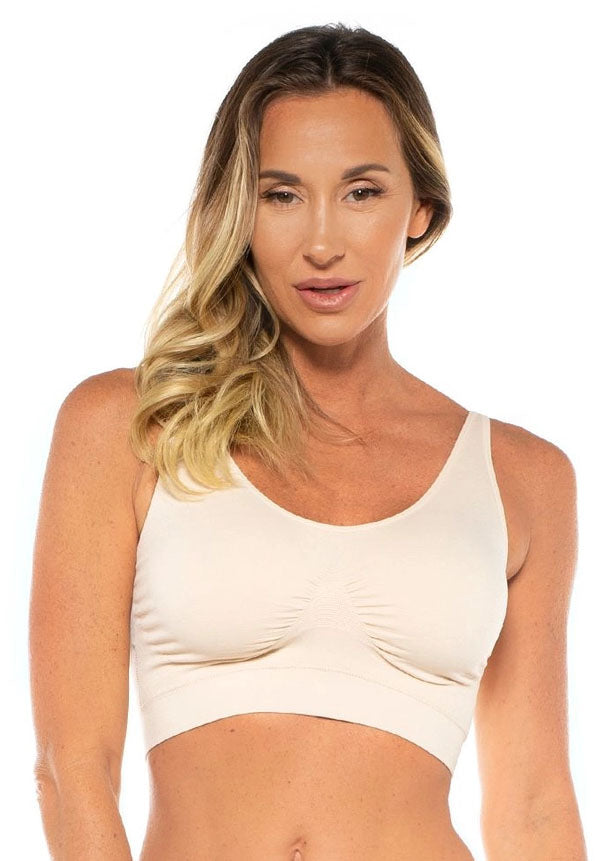 Rhonda Shear Adjustable Strap Bra with Removable Pads