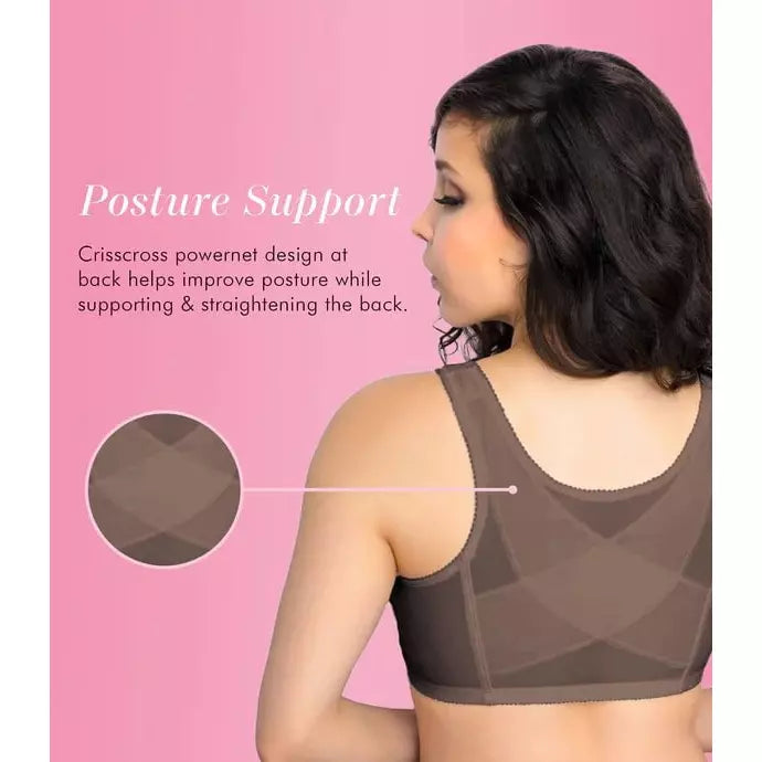 Front Close Wireless Lace Posture Bra - Style Gallery