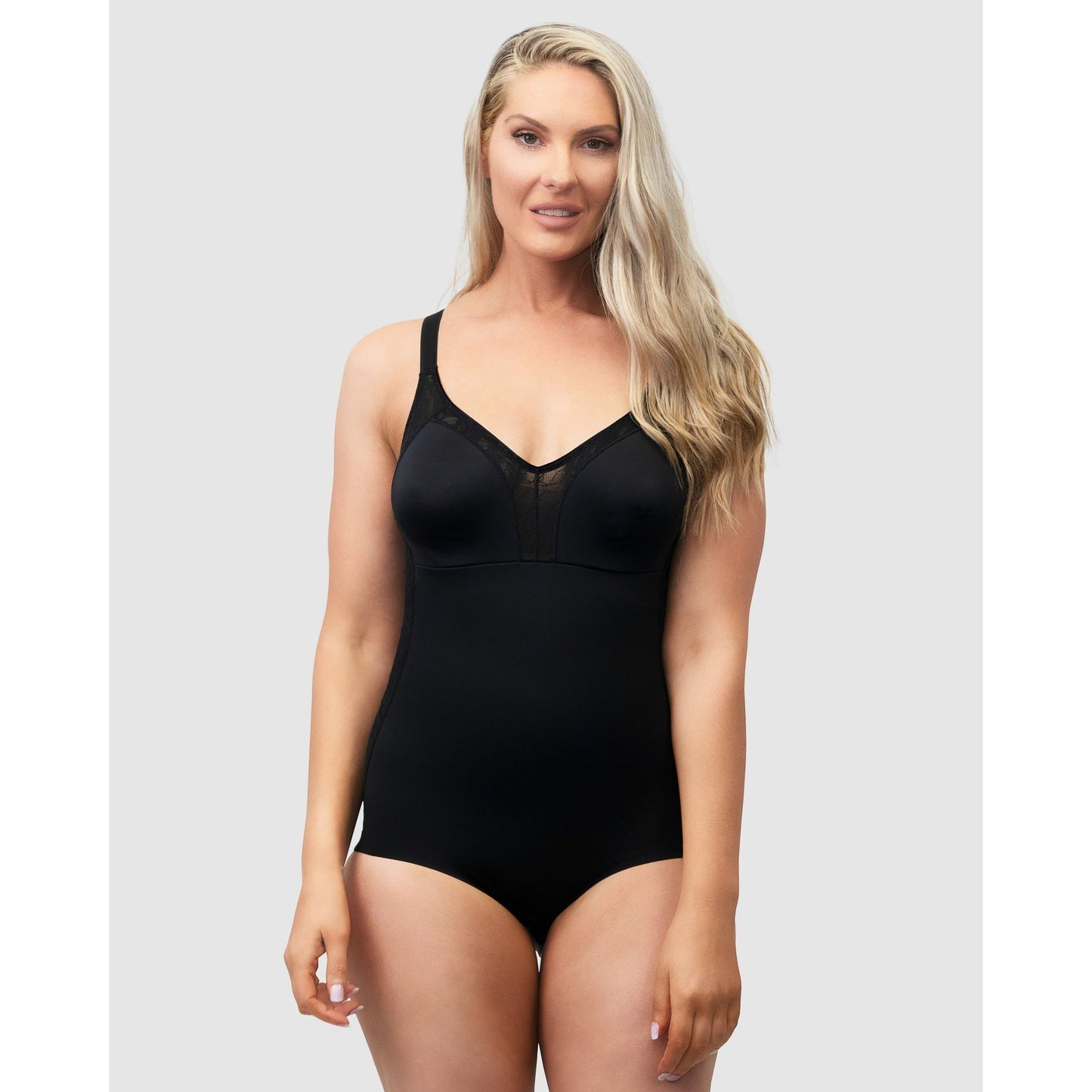 Minimiser Cup Shaping Bodysuit With Lace - Style Gallery