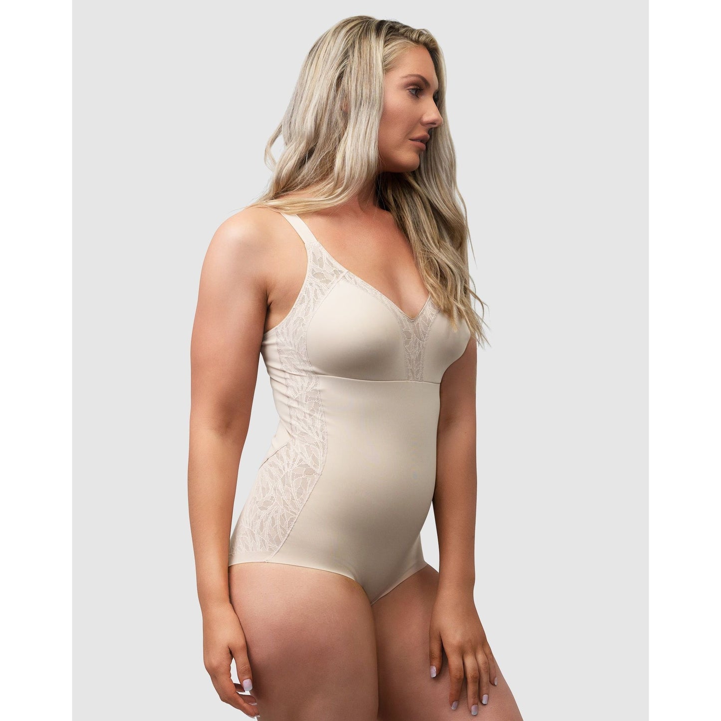 Minimiser Cup Shaping Bodysuit With Lace - Style Gallery