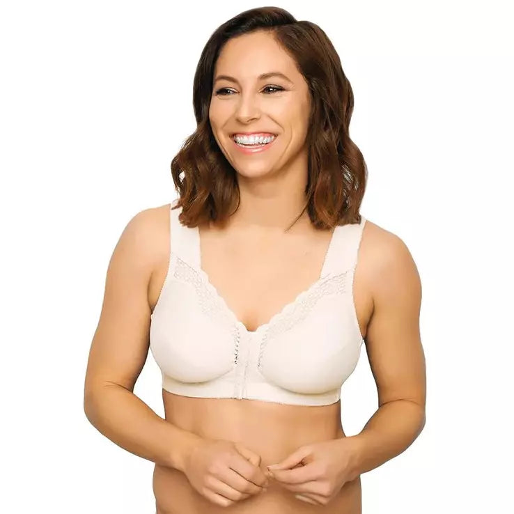 Front-Close Cotton Posture Control Bra - Style Gallery