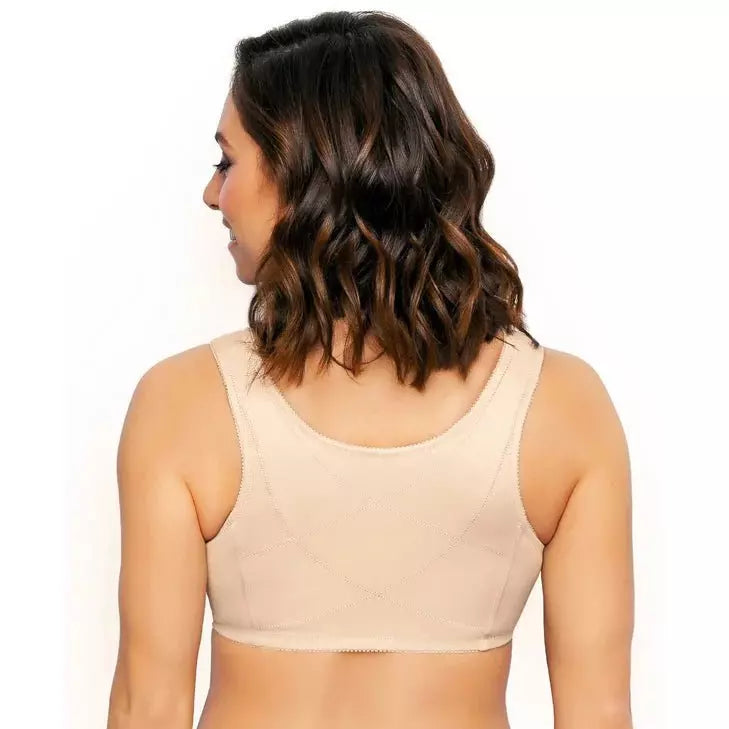 Front-Close Cotton Posture Control Bra - Style Gallery
