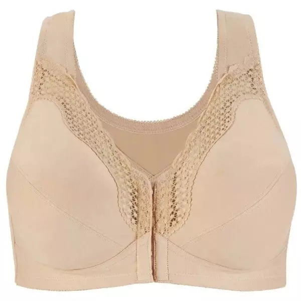 Front-Close Cotton Posture Control Bra - Style Gallery