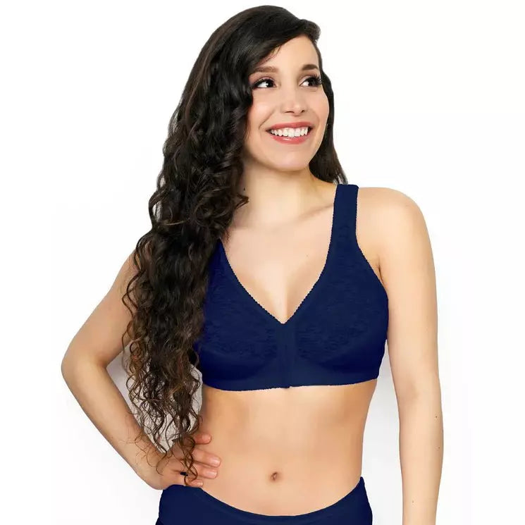 Front Close Wireless Lace Posture Bra - Style Gallery