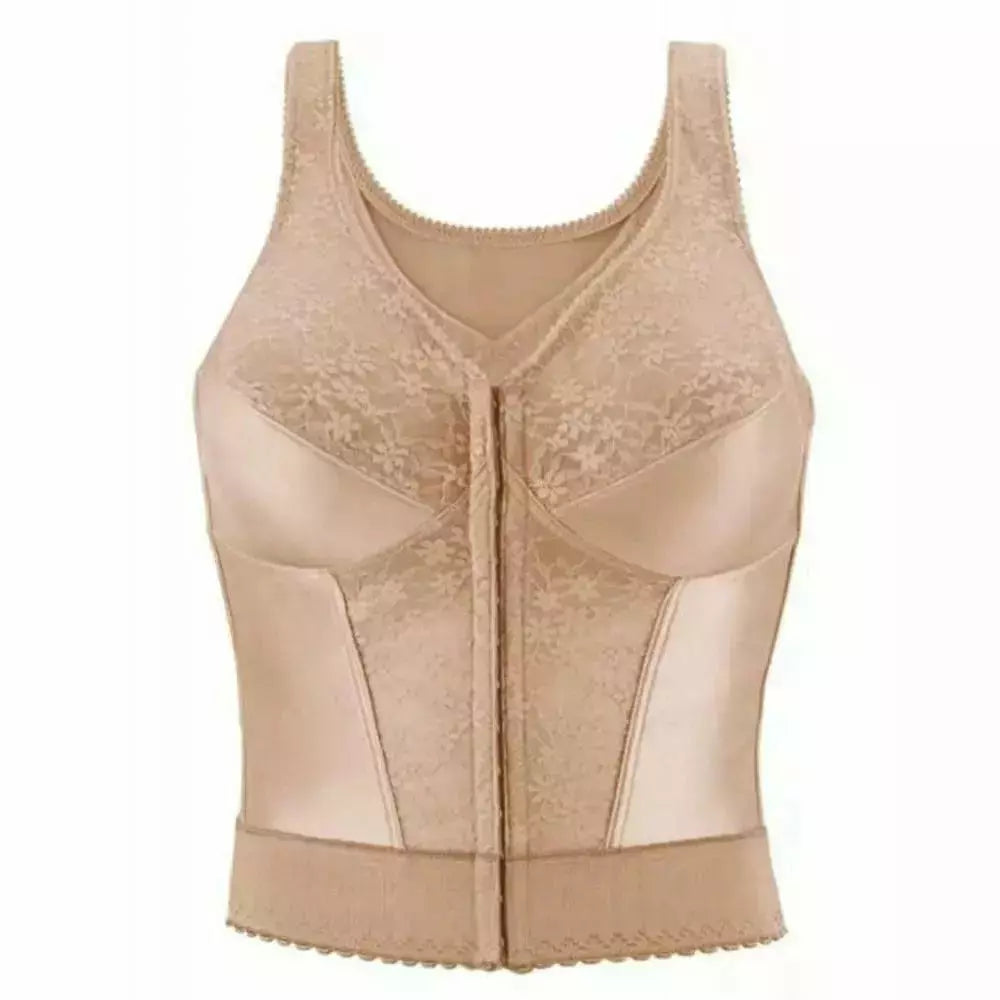 Front Close Bustier Longline Posture Bra - Style Gallery