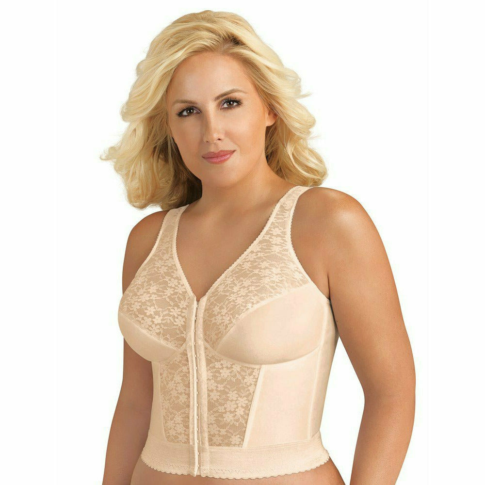 Front Close Bustier Longline Posture Bra - Style Gallery