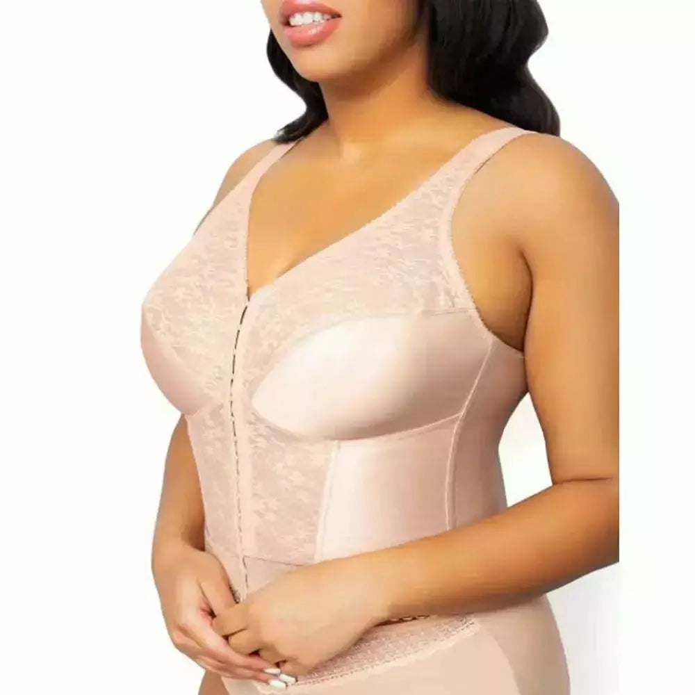 Front Close Bustier Longline Posture Bra - Style Gallery