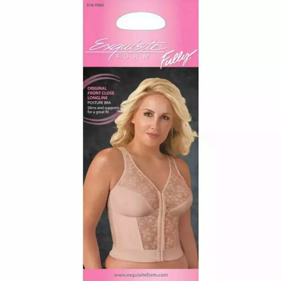 Front Close Bustier Longline Posture Bra - Style Gallery