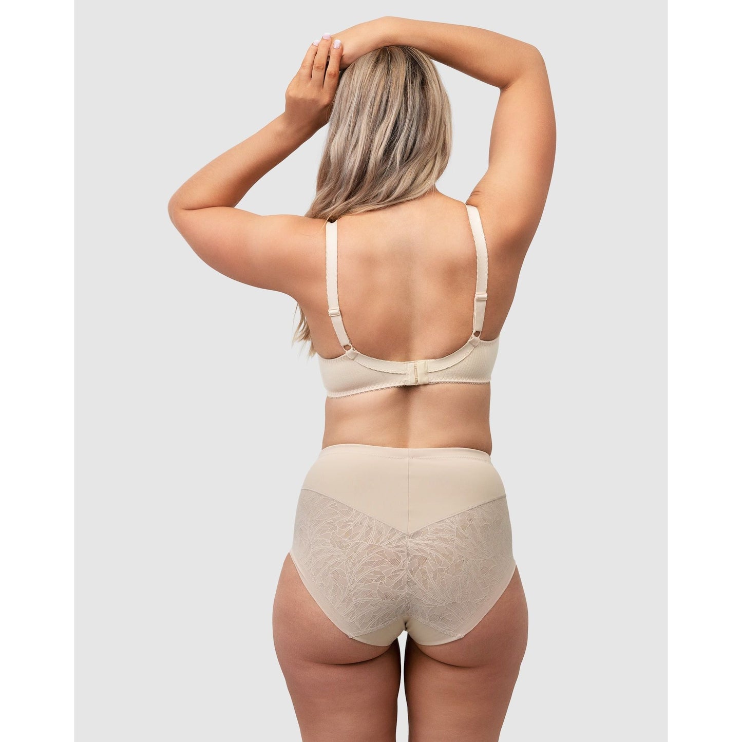 Firm Control Plus Size Wirefree Bra With Lace - Style Gallery
