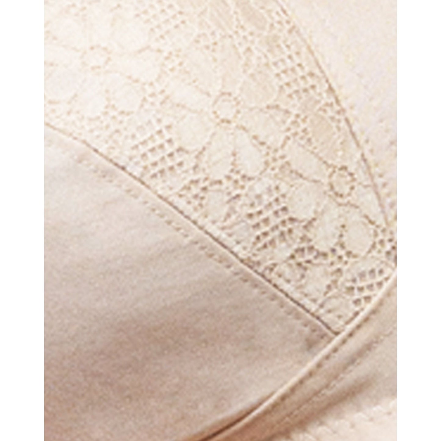 Firm Control Plus Size Wirefree Bra With Lace - Style Gallery