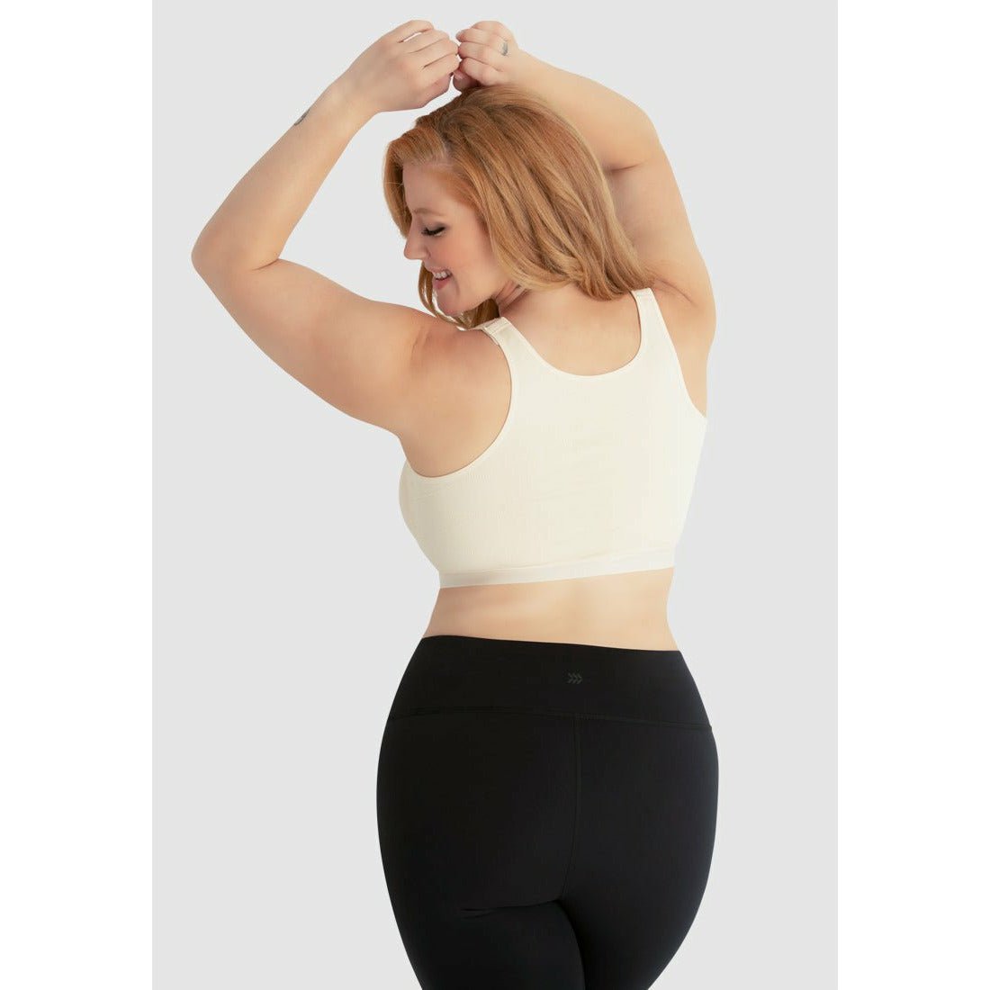 Lillian Wirefree Back Smoothing Front Close Bra - Style Gallery
