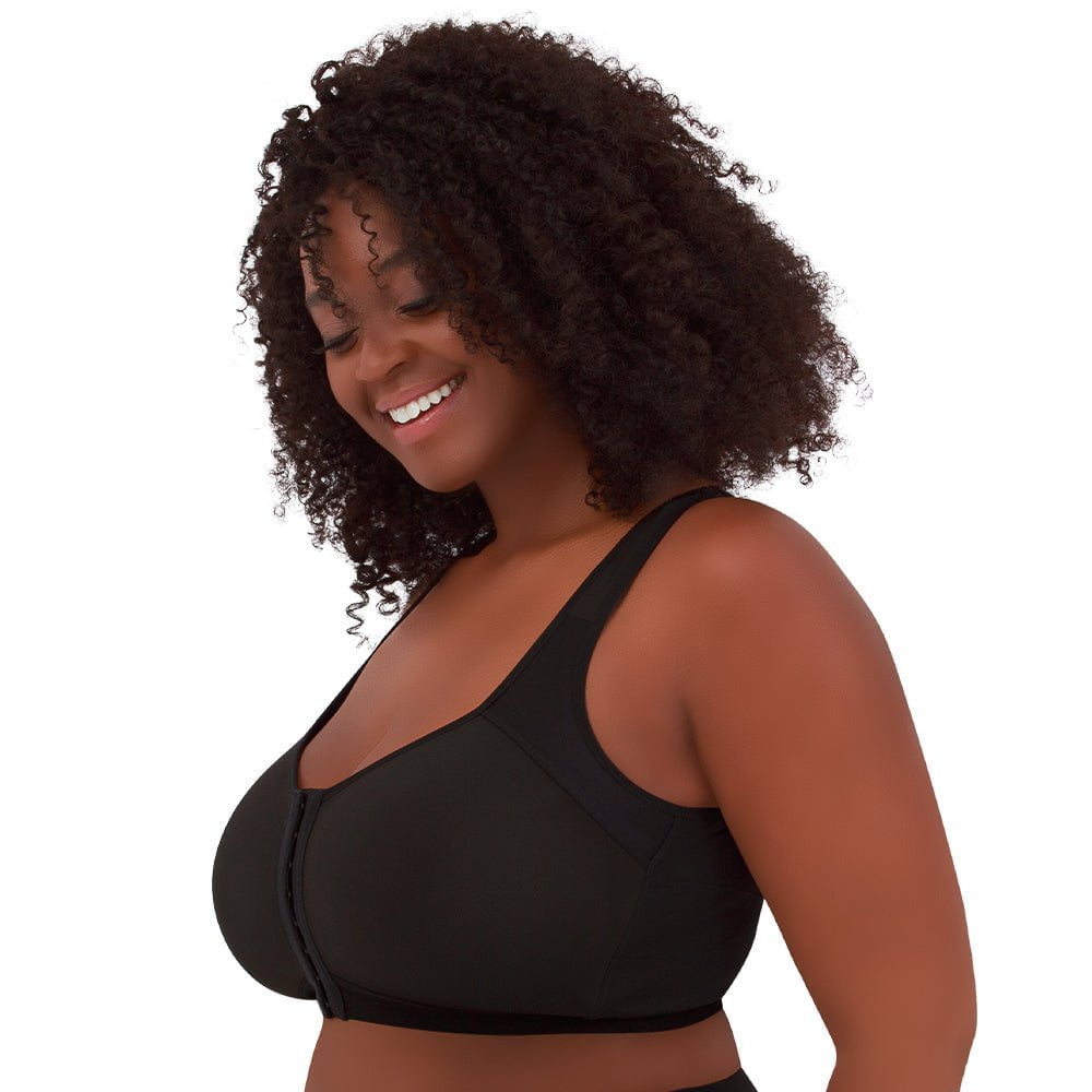 Lillian Wirefree Back Smoothing Front Close Bra - Style Gallery