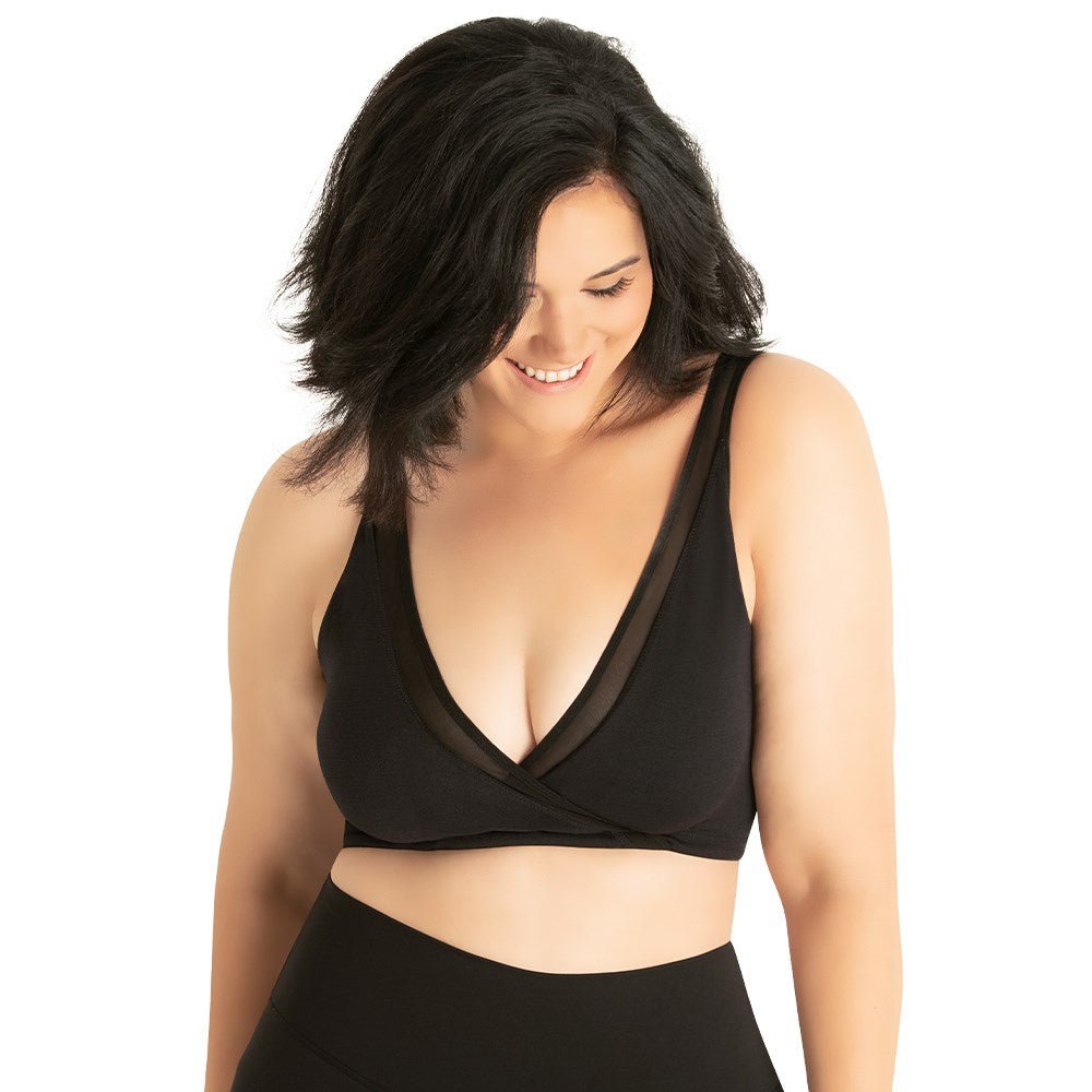 Charlene Wireless Crossover Comfort Bra - Style Gallery