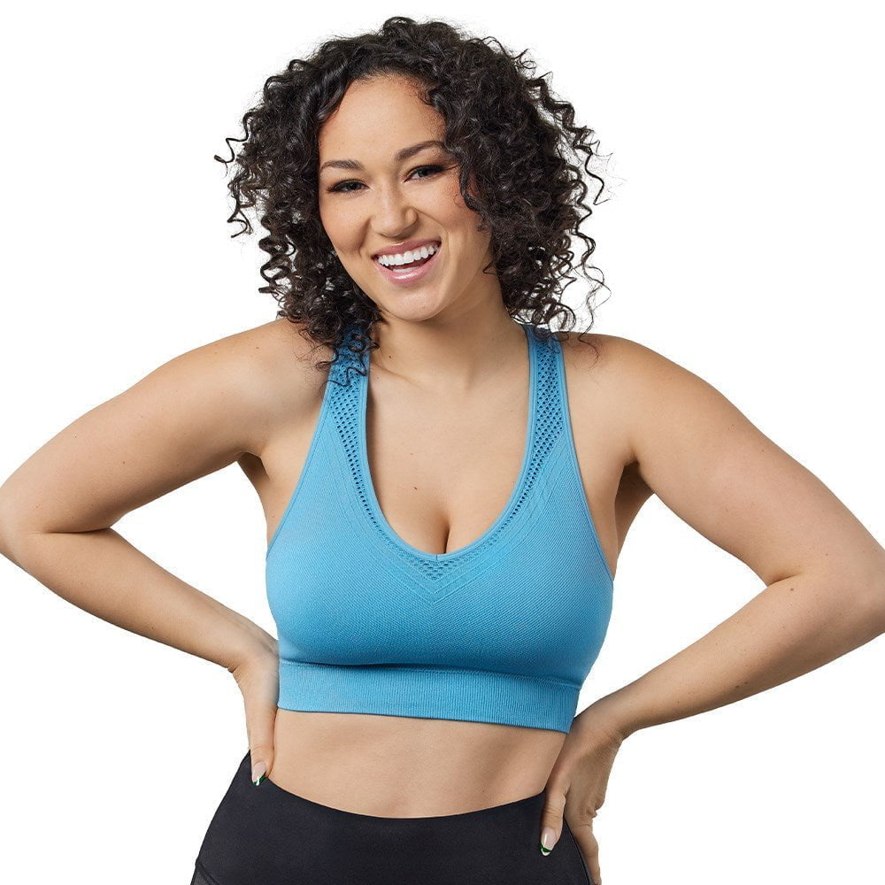 Lea Plus Size Wireless Racerback Sports Bra - Style Gallery