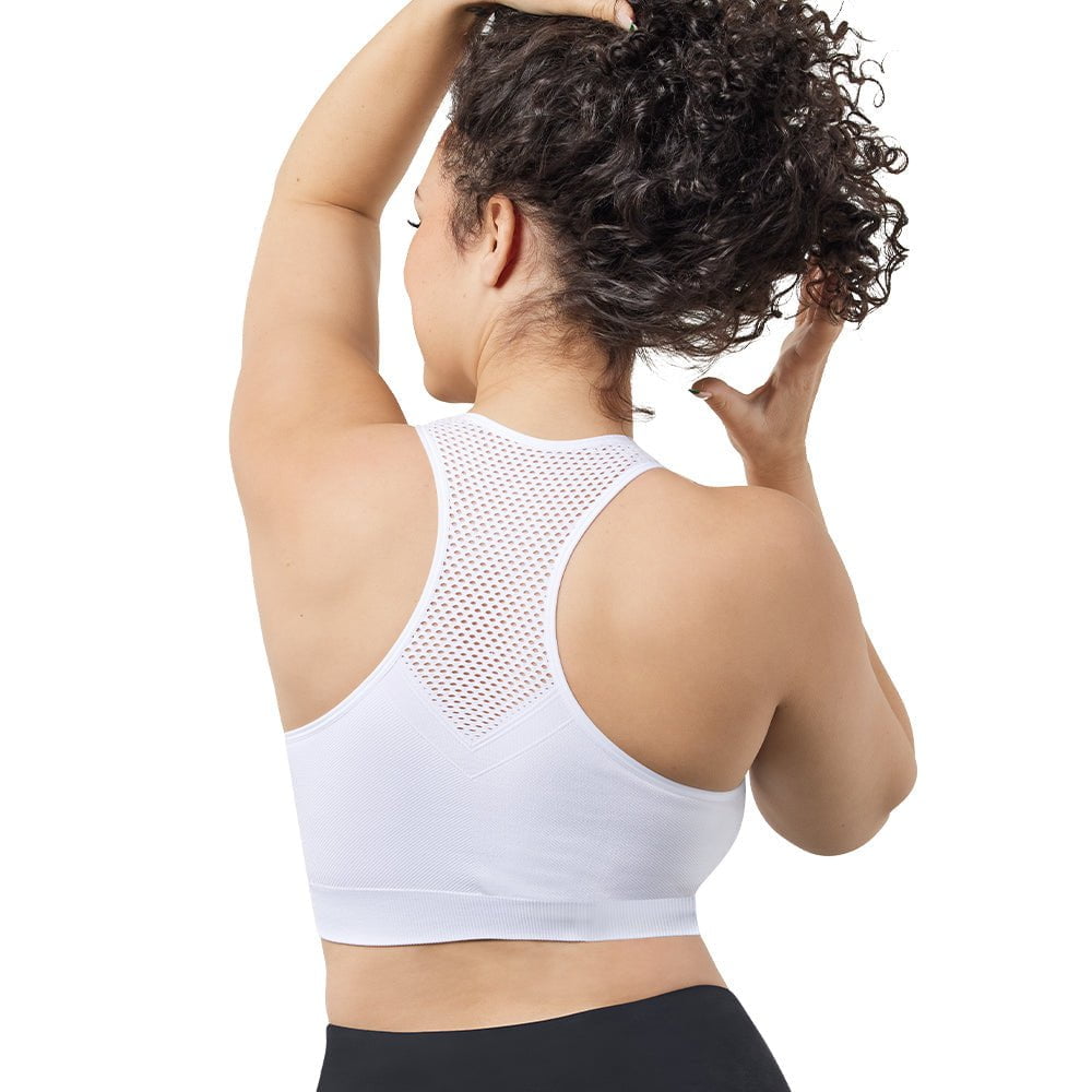 Lea Plus Size Wireless Racerback Sports Bra - Style Gallery