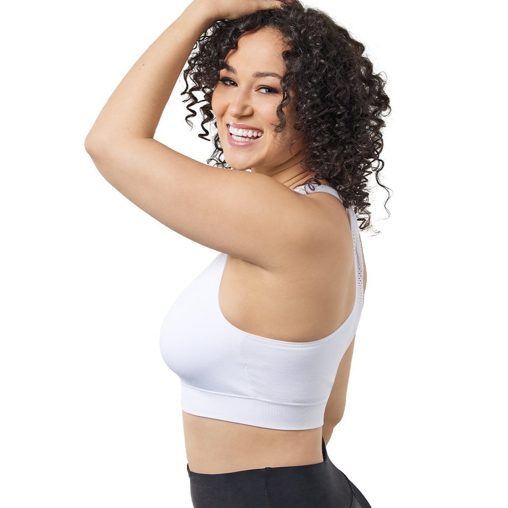 Lea Plus Size Wireless Racerback Sports Bra - Style Gallery