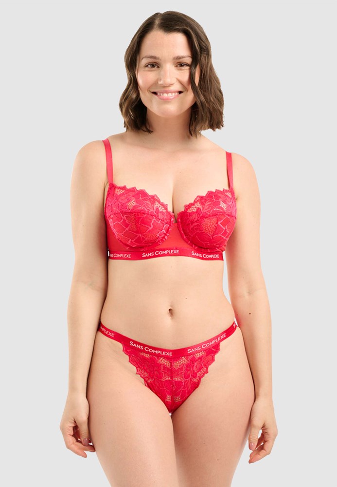 Arum Trend High Cut Lace Tanga Brief Sans Complexe