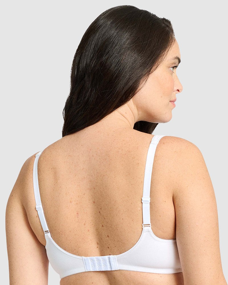Lucie Organic Cotton Wide Strap Wirefree Bra Sans Complexe