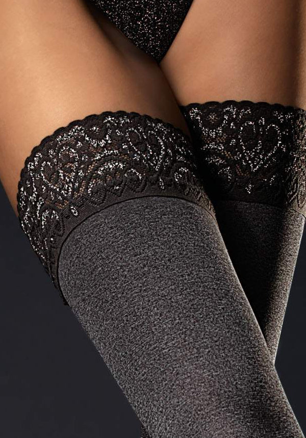 Opaque Metallic Lace 40 Denier Holds UP
