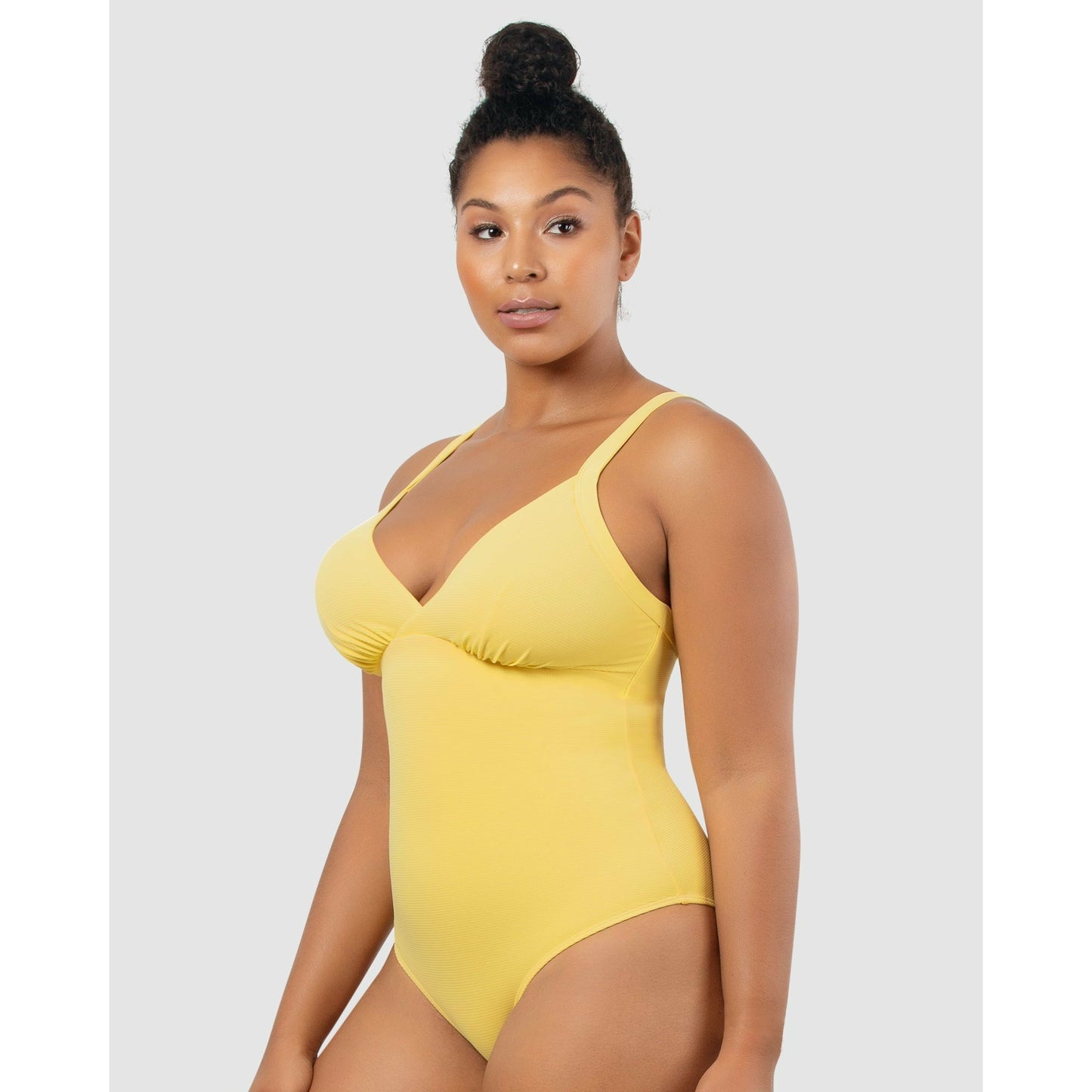 Vivien Full Bust V Neck Plunge Swimsuit - Style Gallery