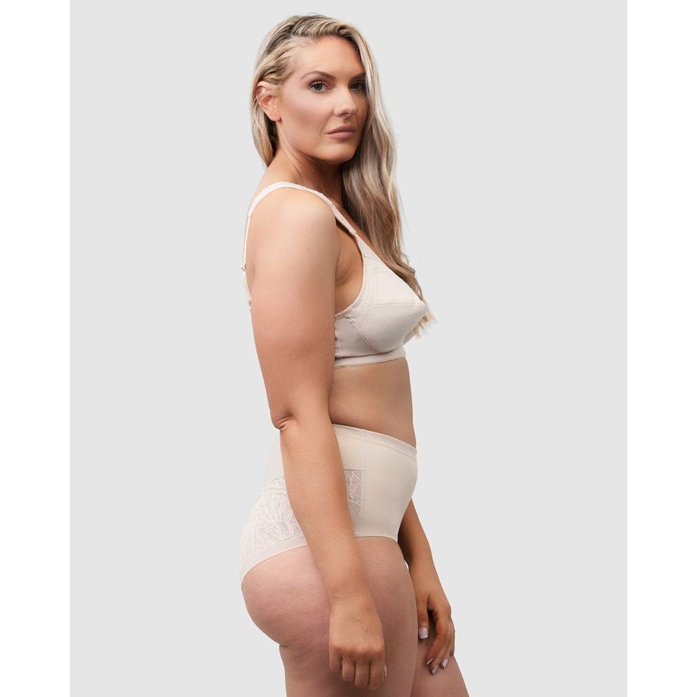 Comfortable Wide Strap Plus Size Wirefree Bra - Style Gallery
