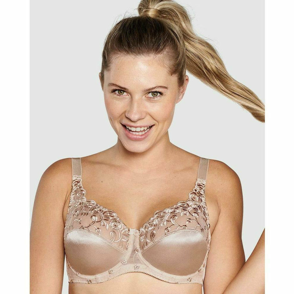Embroidered Underwired Balconette Bra - Style Gallery