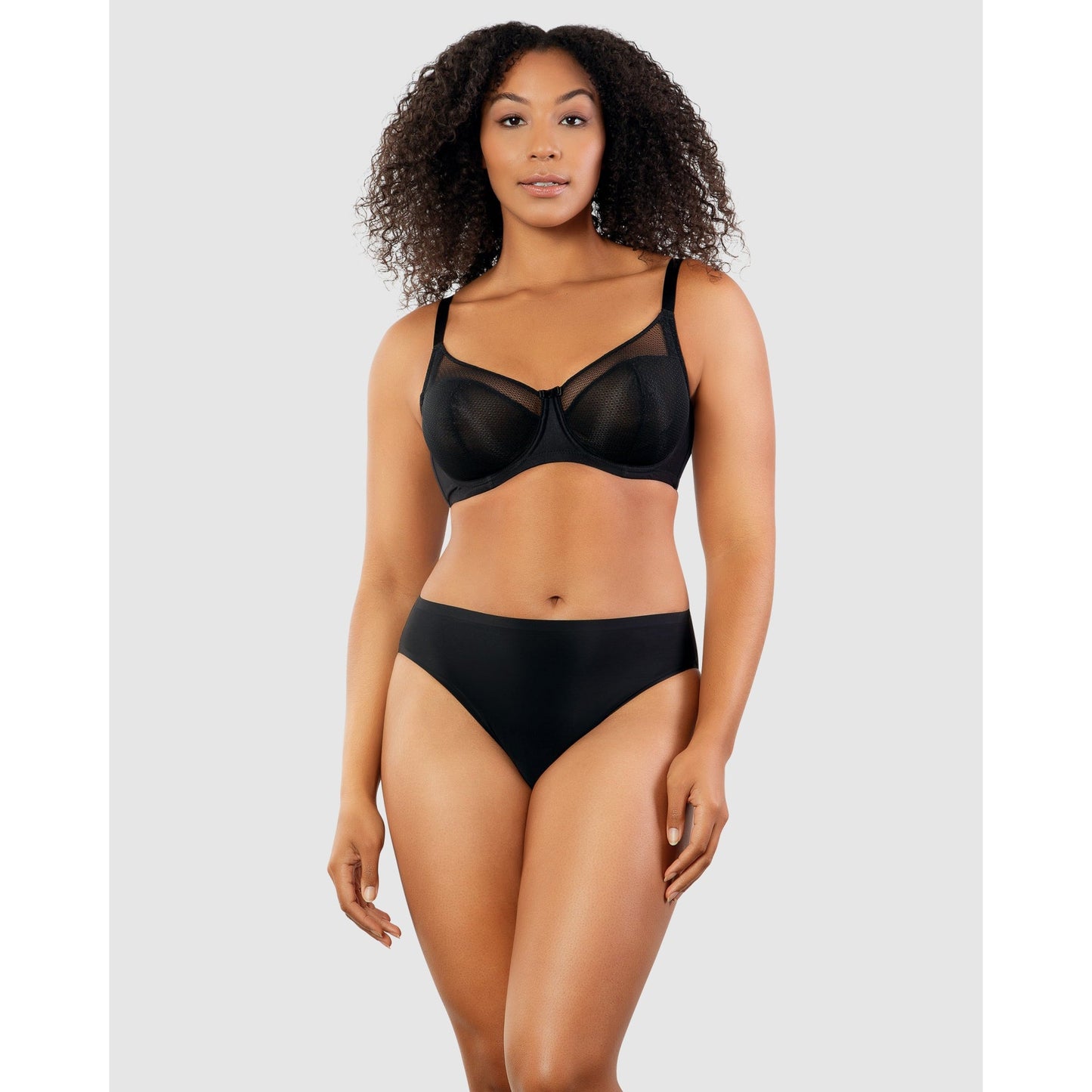 Paige Geometric Lace Unlined Wired Full Bust Bra - Style Gallery