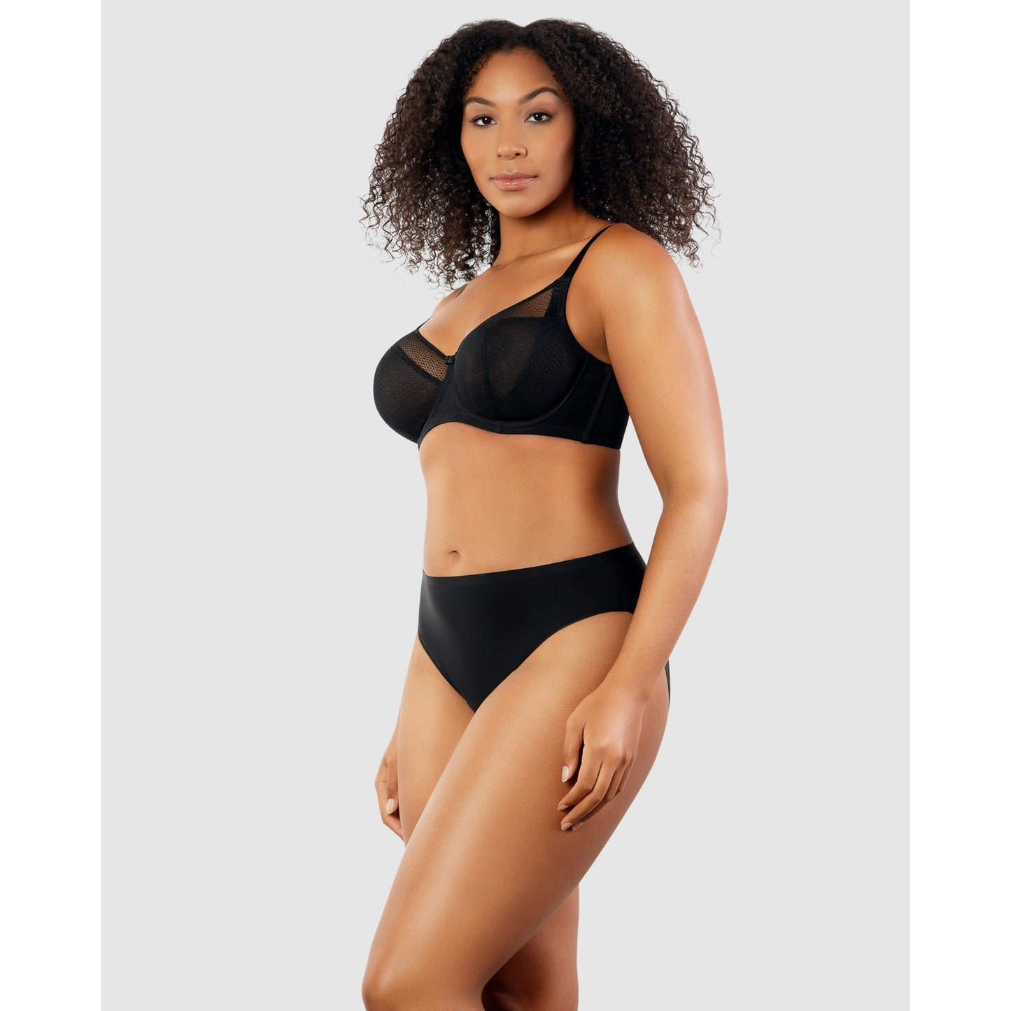Paige Geometric Lace Unlined Wired Full Bust Bra - Style Gallery