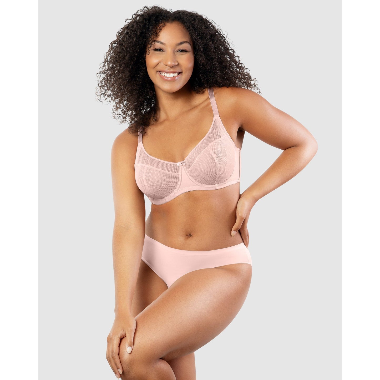 Paige Geometric Lace Unlined Wired Full Bust Bra - Style Gallery