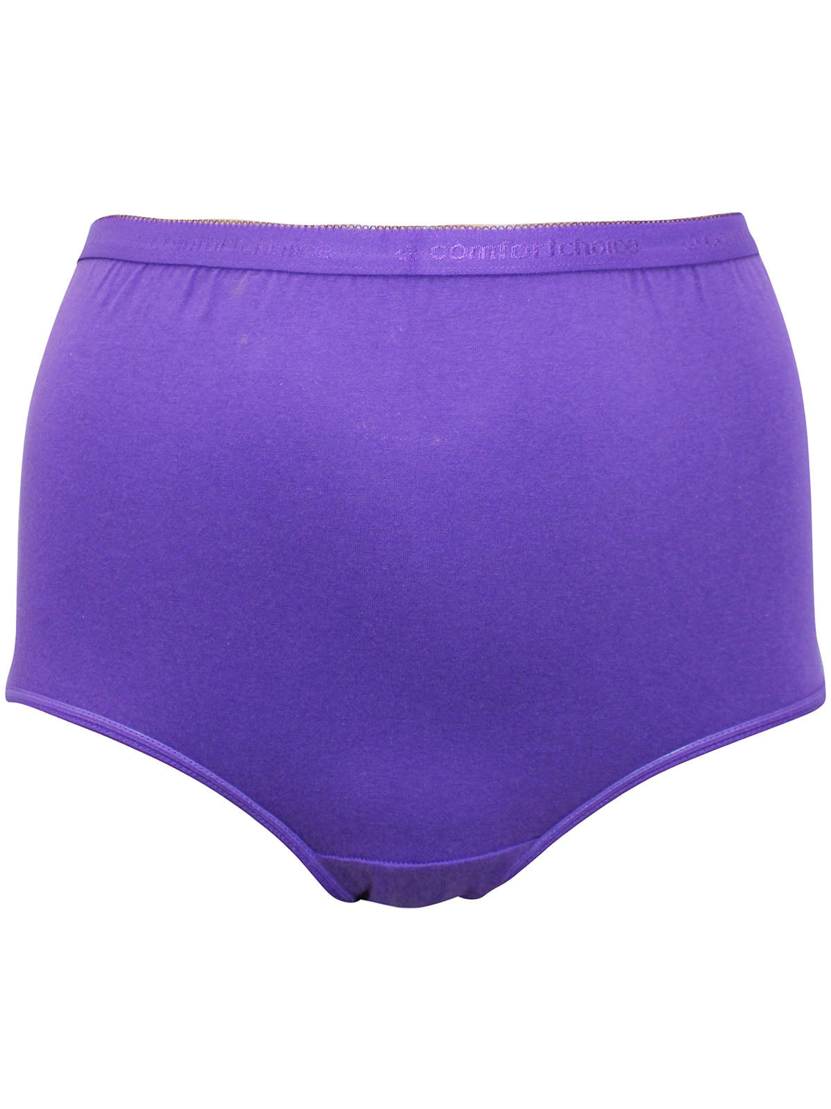 100% Cotton Pull On Full Brief Purple
