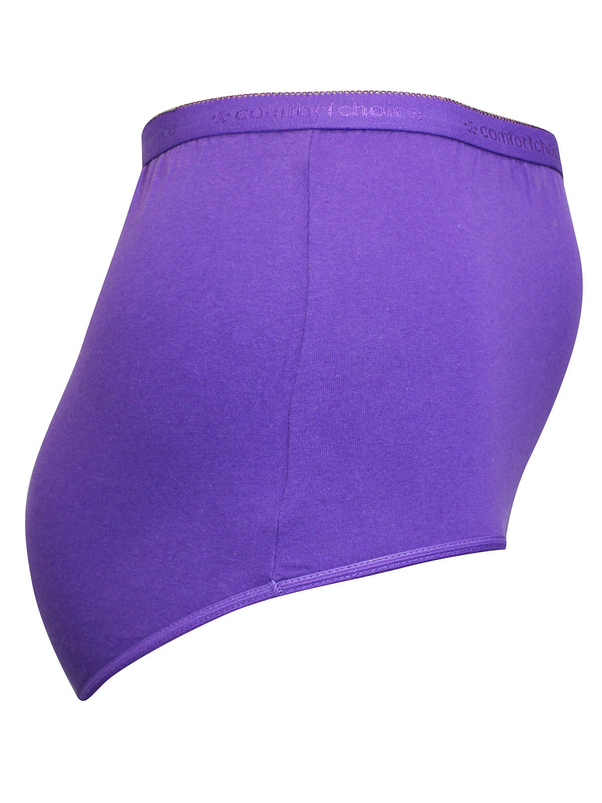 100% Cotton Pull On Full Brief Purple