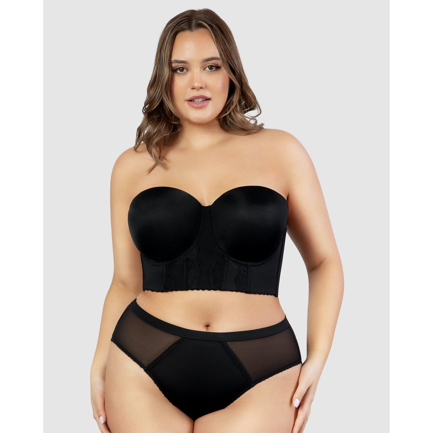 Elissa-seamless-padded-longline-strapless-bra - Style Gallery