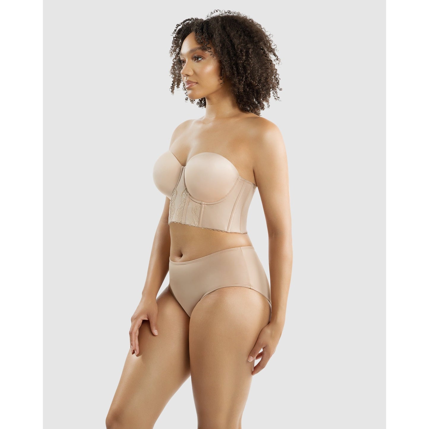 Elissa Seamless Padded Longline Strapless Bra - Style Gallery