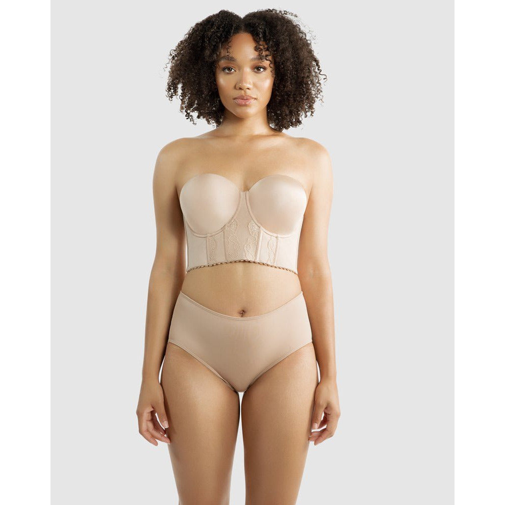 Elissa Seamless Padded Longline Strapless Bra - Style Gallery
