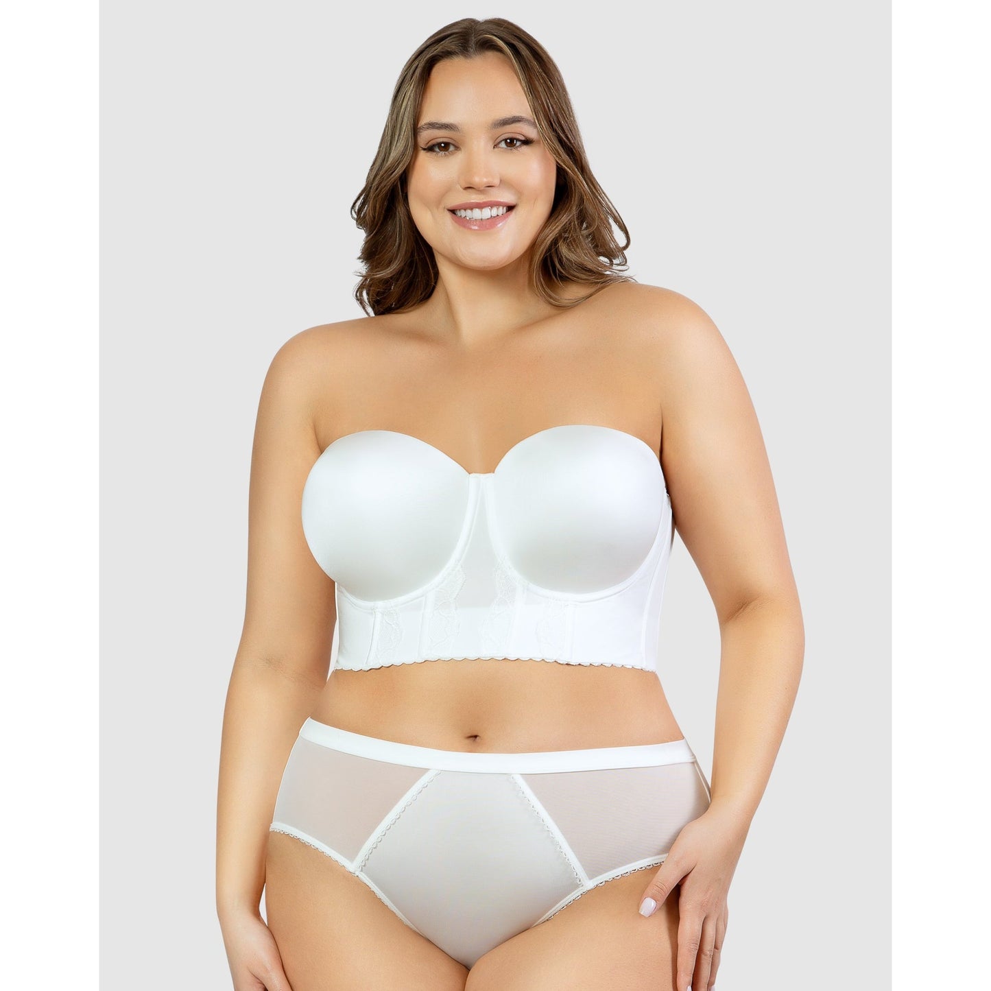 Elissa Seamless Padded Longline Strapless Bra - Style Gallery