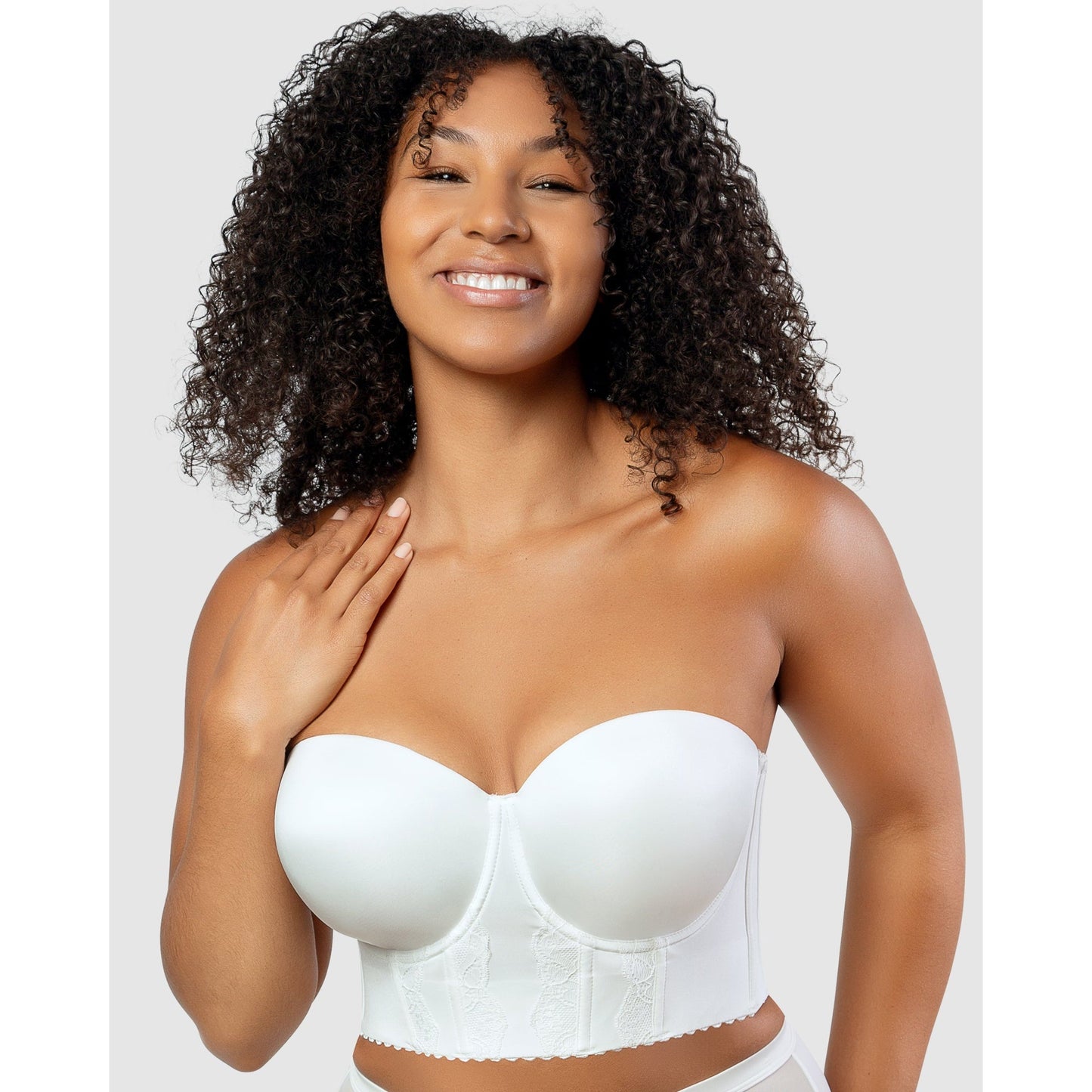 Elissa Seamless Padded Longline Strapless Bra - Style Gallery