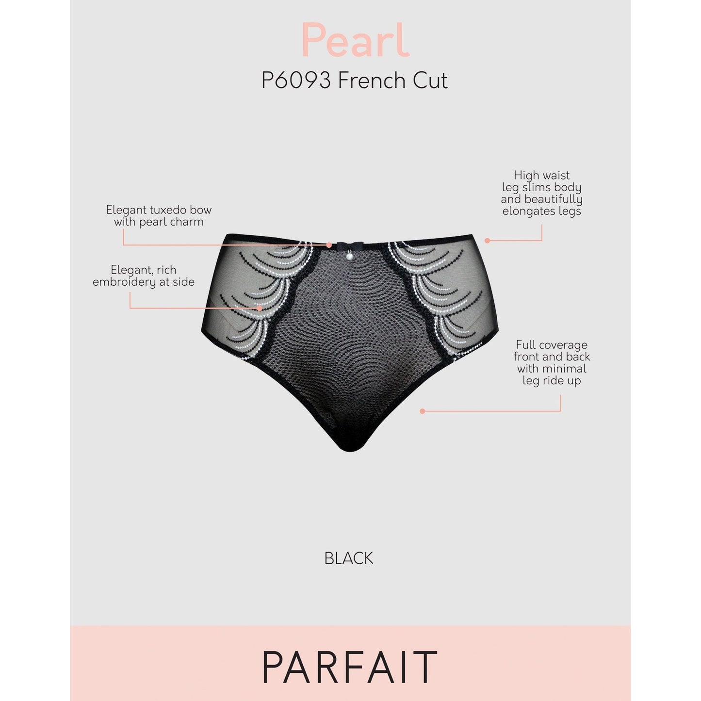 Pearl French Cut High Waist Brief - Style Gallery