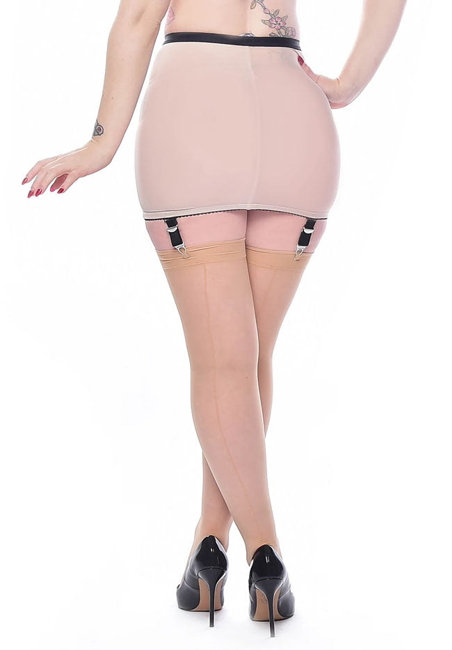 Women's Jive Seamed Stockings Nude with Nude Seam