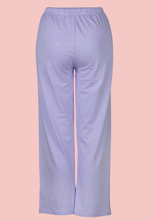 Women's Cotton Rich Lounge Pants Lilac