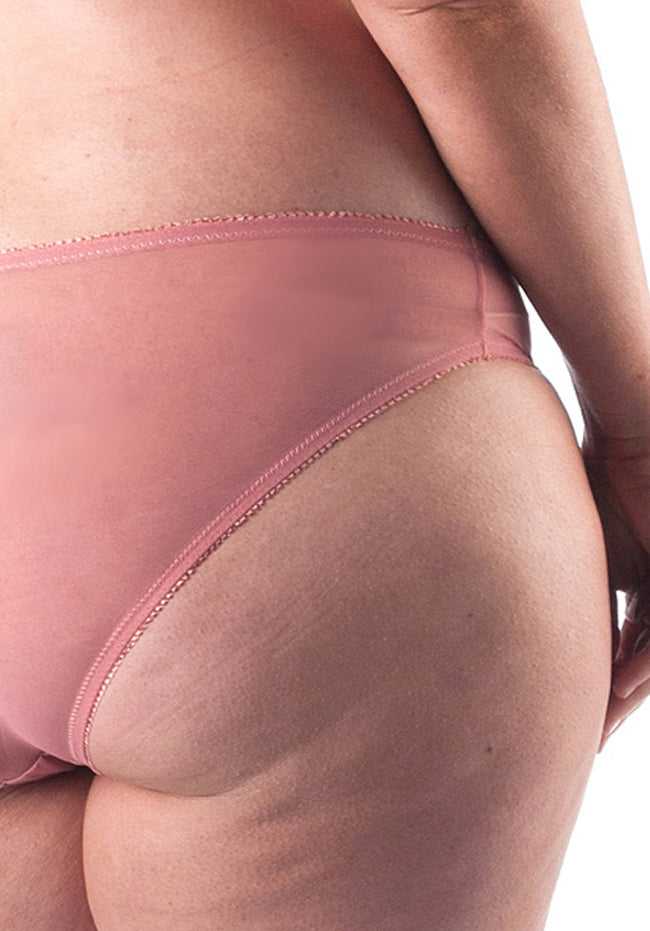 Women Satin and Lace Sheer Bikini