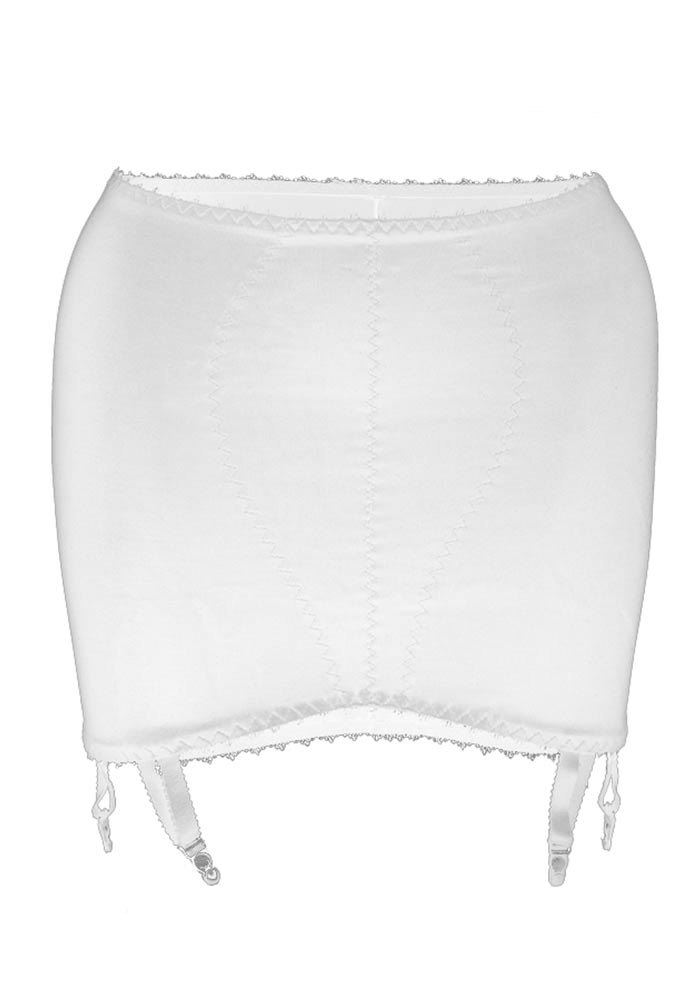 Plus Size Women Control Open Girdle White