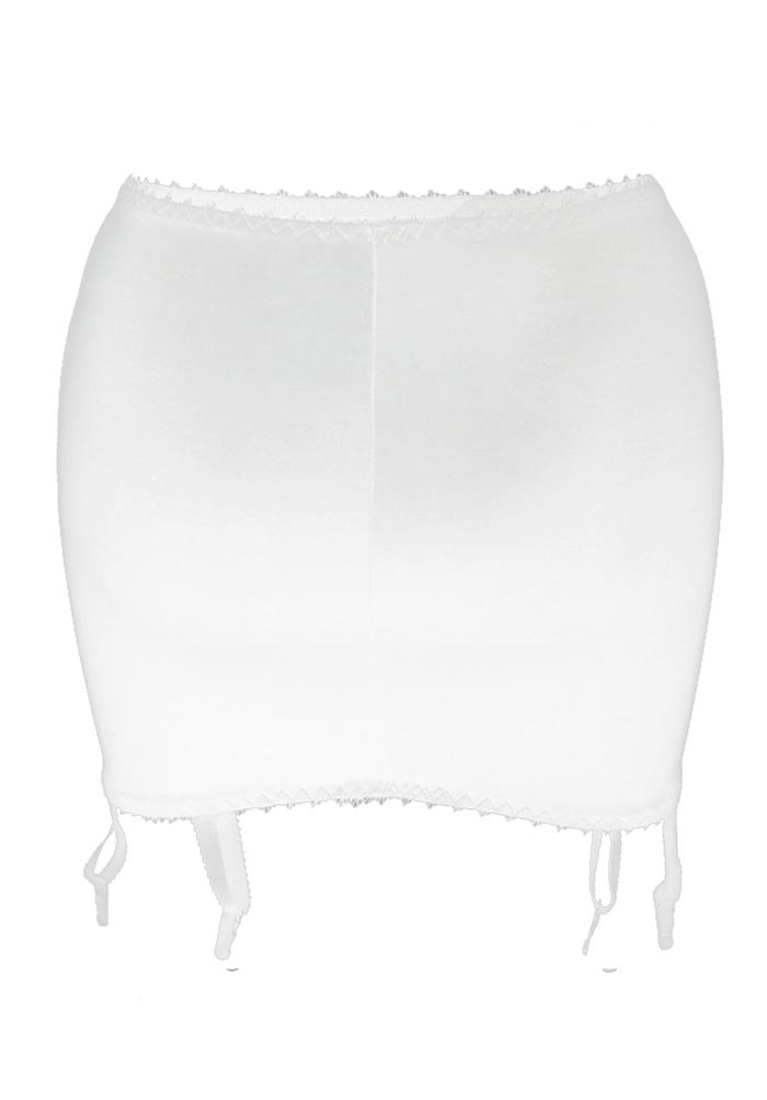 Plus Size Women Control Open Girdle White