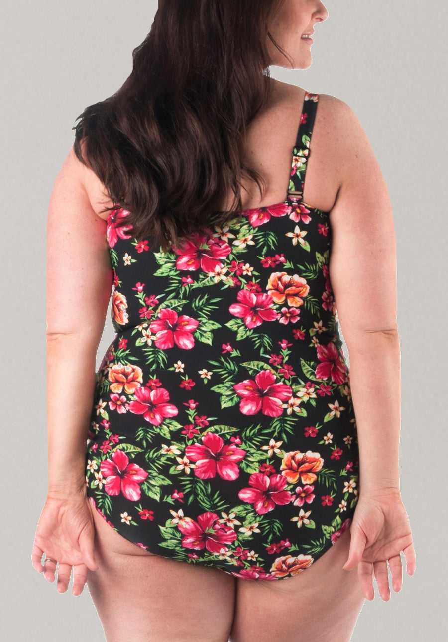 Lucy Twisted Front One Piece Swimsuit