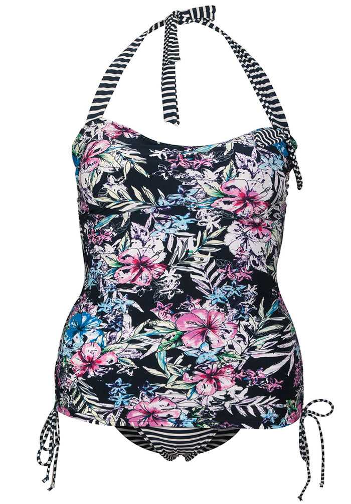 Cruise On Halter Neck Padded Bra Swimsuit